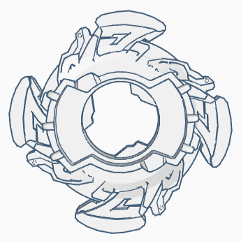 Beyblade CX | Pick Your Replacement Assist Blade! | 3D Print | PLA+