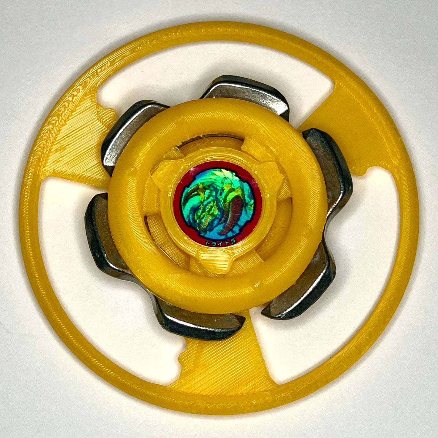 Beyblade CX | BAKUTEN-REMAKES | Dual-Spin | 3D Print | PLA+ | AUTHENTIC METAL