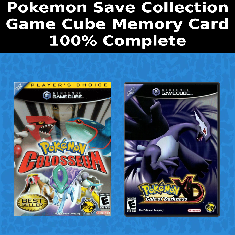 Pokémon XD débloqués + Colisée | Objets Shiny + Ombre + Max