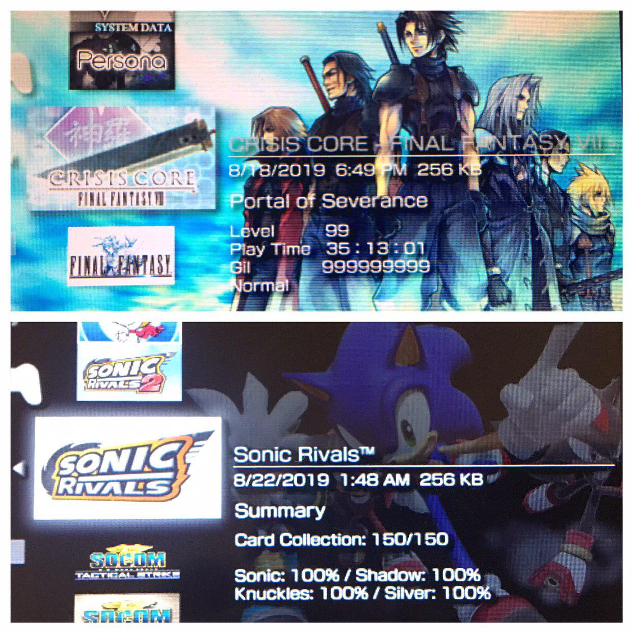 Colección de partidas guardadas desbloqueadas de PS3: más de 250 partidas guardadas, tarjeta de memoria de 8 GB, 100 % completa