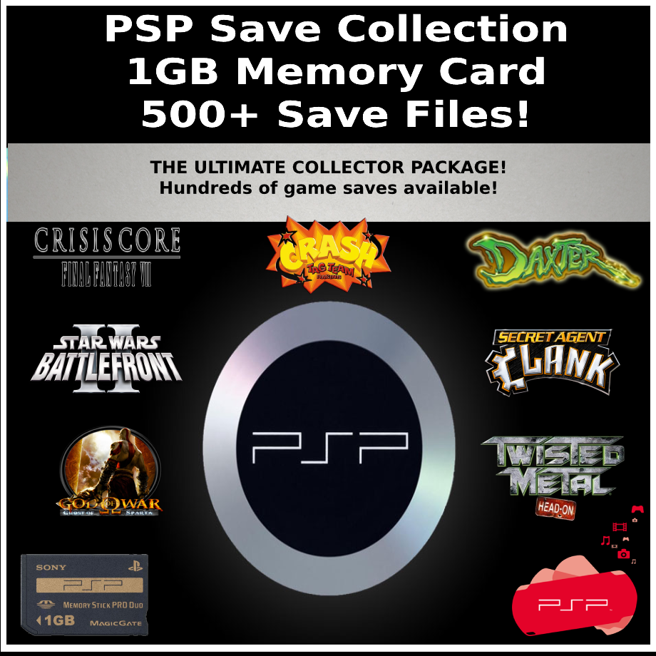 Colección de partidas guardadas desbloqueadas de PS3: más de 250 partidas guardadas, tarjeta de memoria de 8 GB, 100 % completa