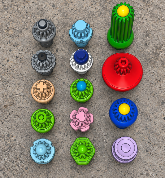 Beyblade X | Pick Your CUSTOM Bit! | 3D Print | PLA+