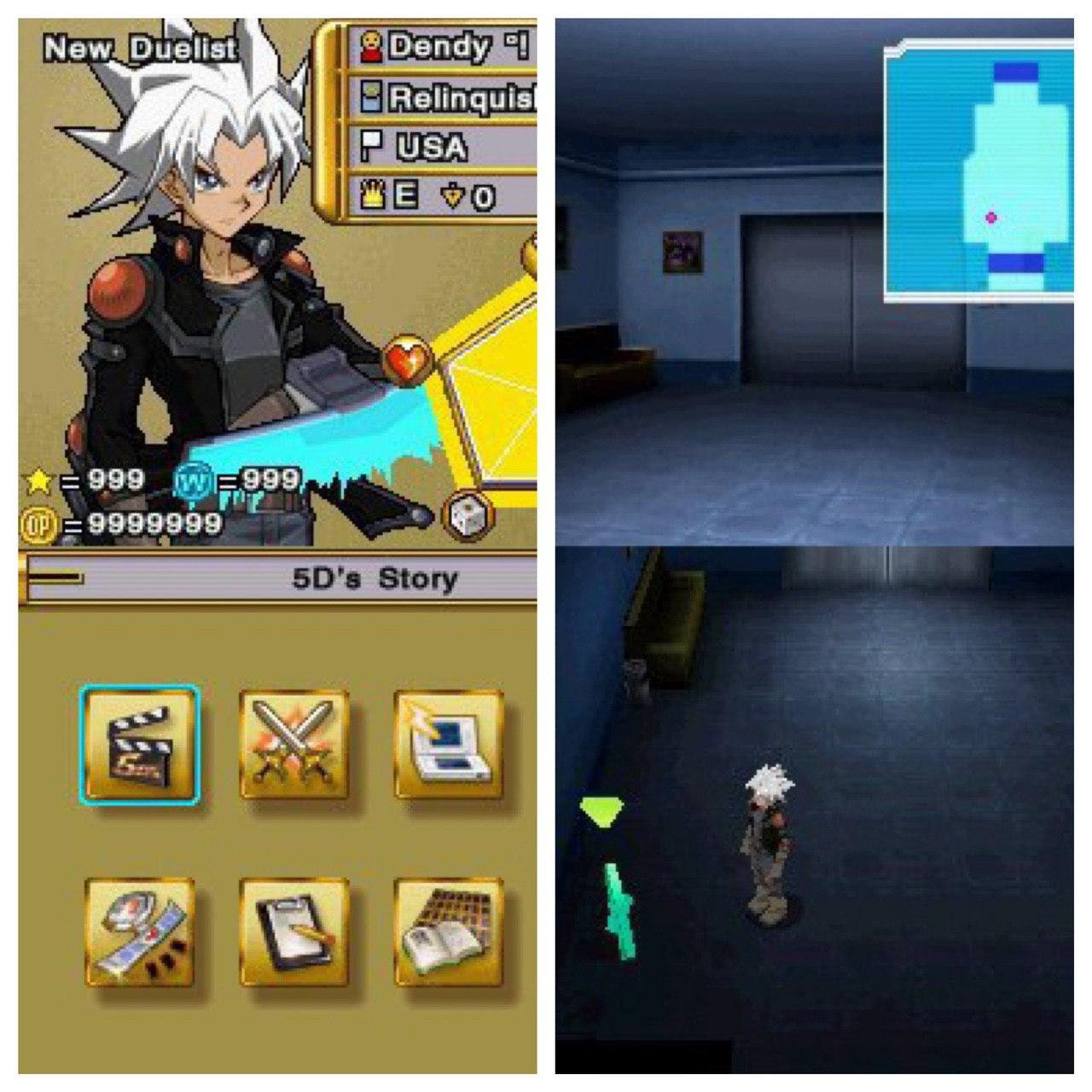 Colección de partidas guardadas desbloqueadas de Yu-Gi-Oh! DS - Más de 8 partidas guardadas - ¡Todas las cartas coleccionadas! - NDS