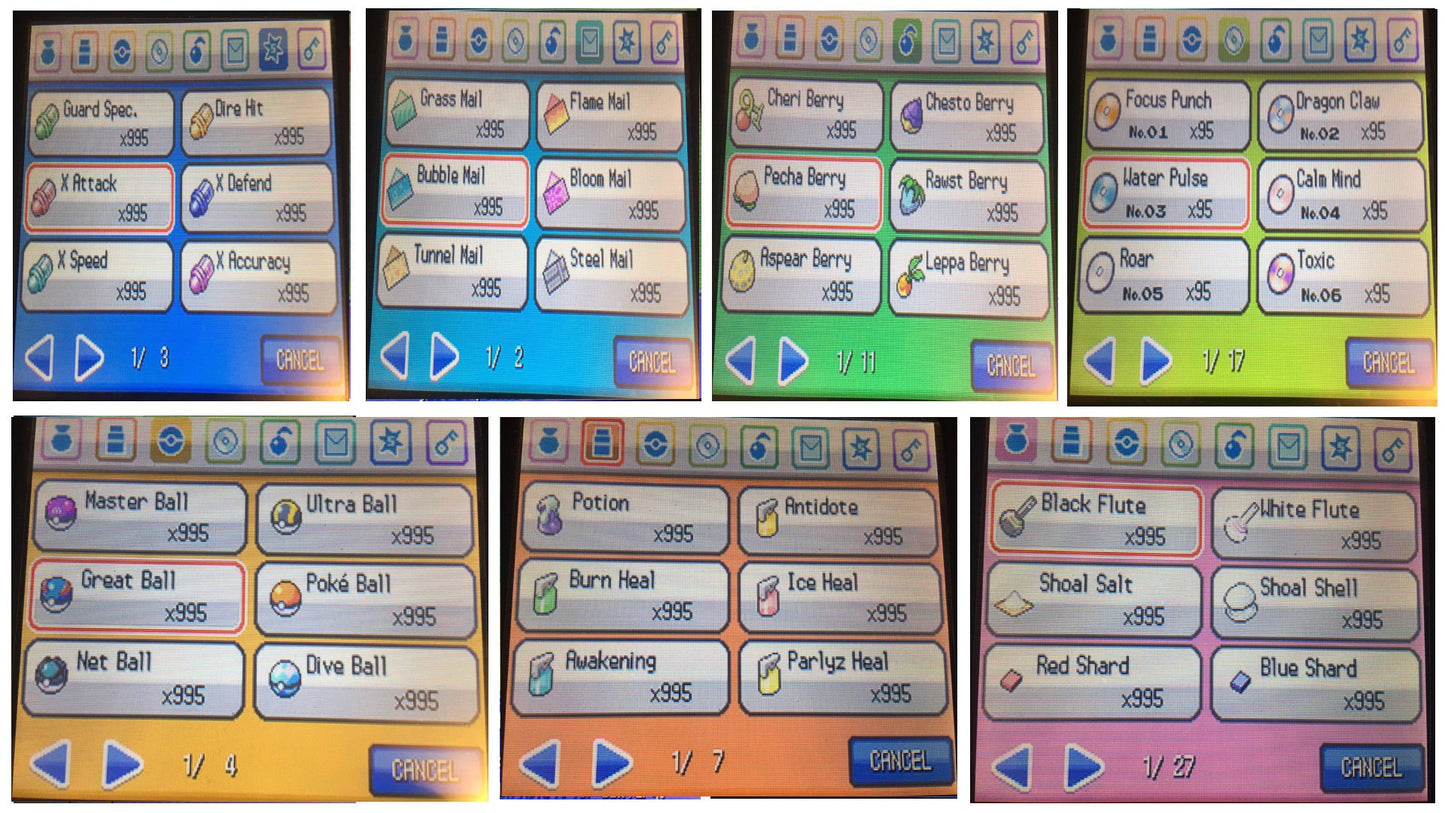 Unlocked Pokemon Soul Silver | Complete Shiny Pokedex + Max Items | DS