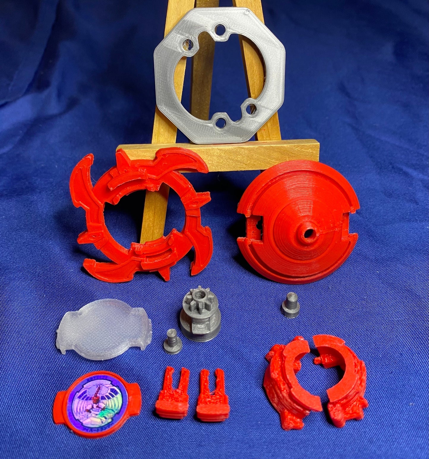Prototipo de Beyblade Cyber Dranzer | Impresión 3D | PLA+ | Bakuten