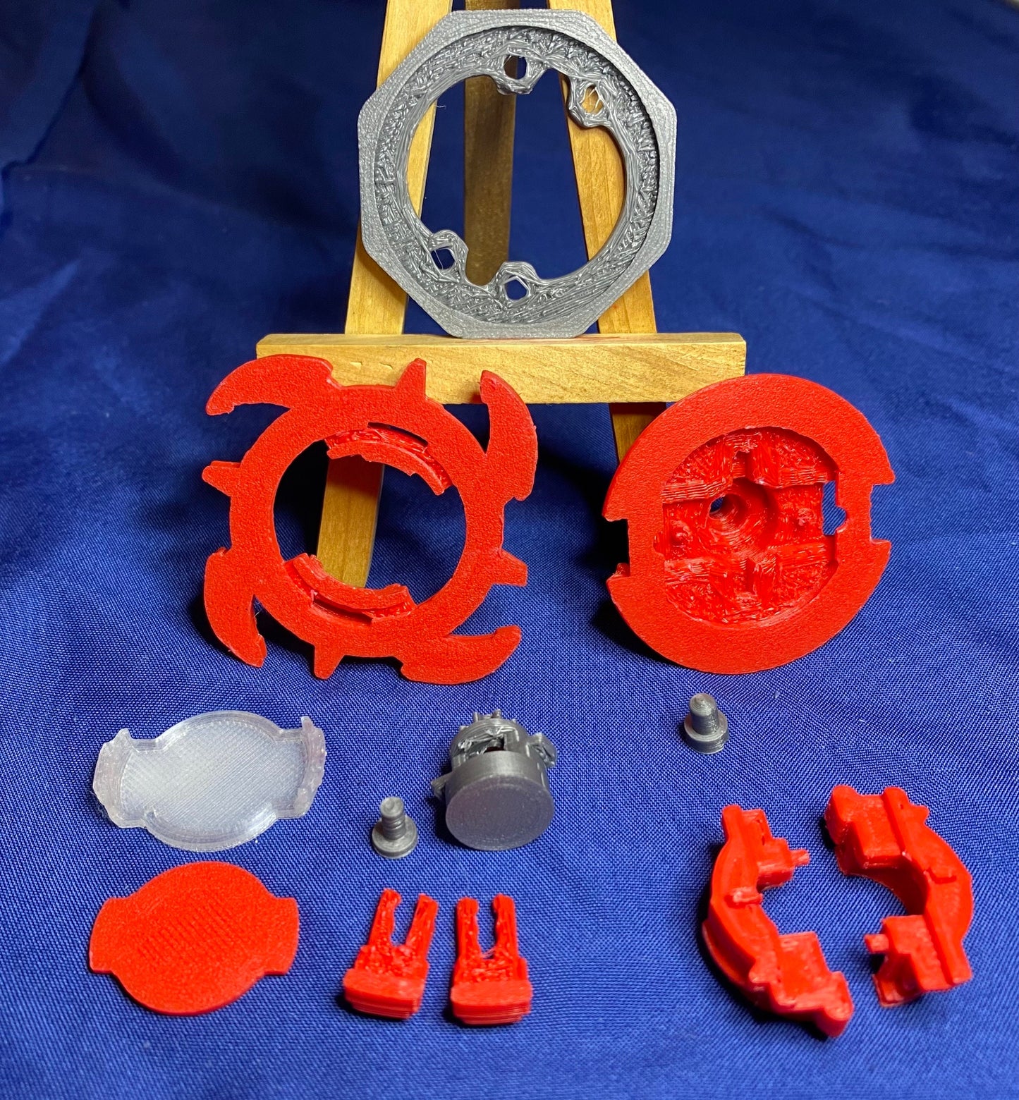 Prototipo de Beyblade Cyber Dranzer | Impresión 3D | PLA+ | Bakuten