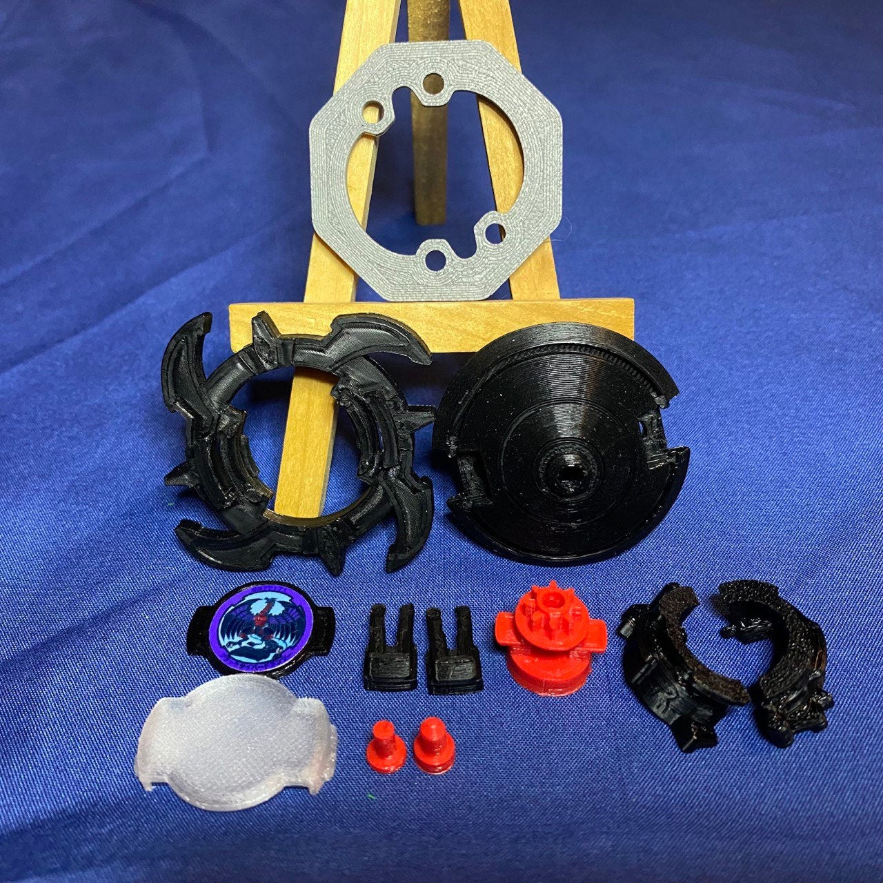 Prototipo de Beyblade Cyber Dranzer | Impresión 3D | PLA+ | Bakuten