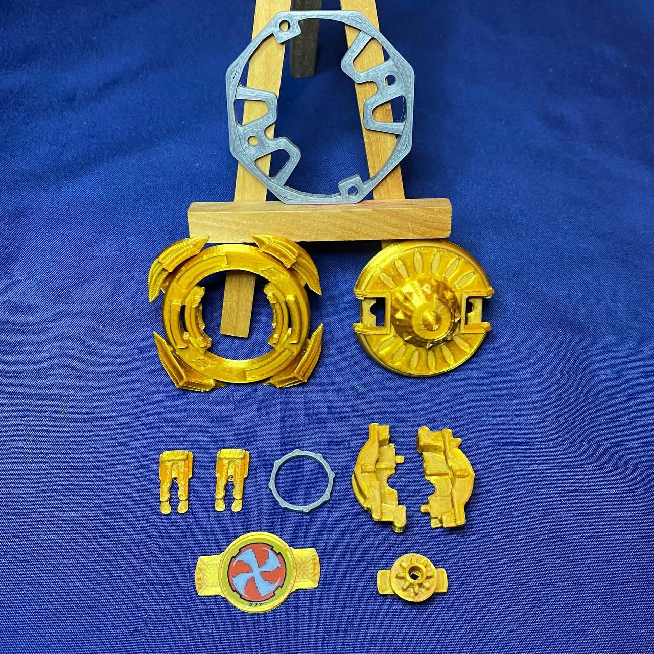 Beyblade Zephyr XJ | Impresión 3D | PLA+ | Bakuten