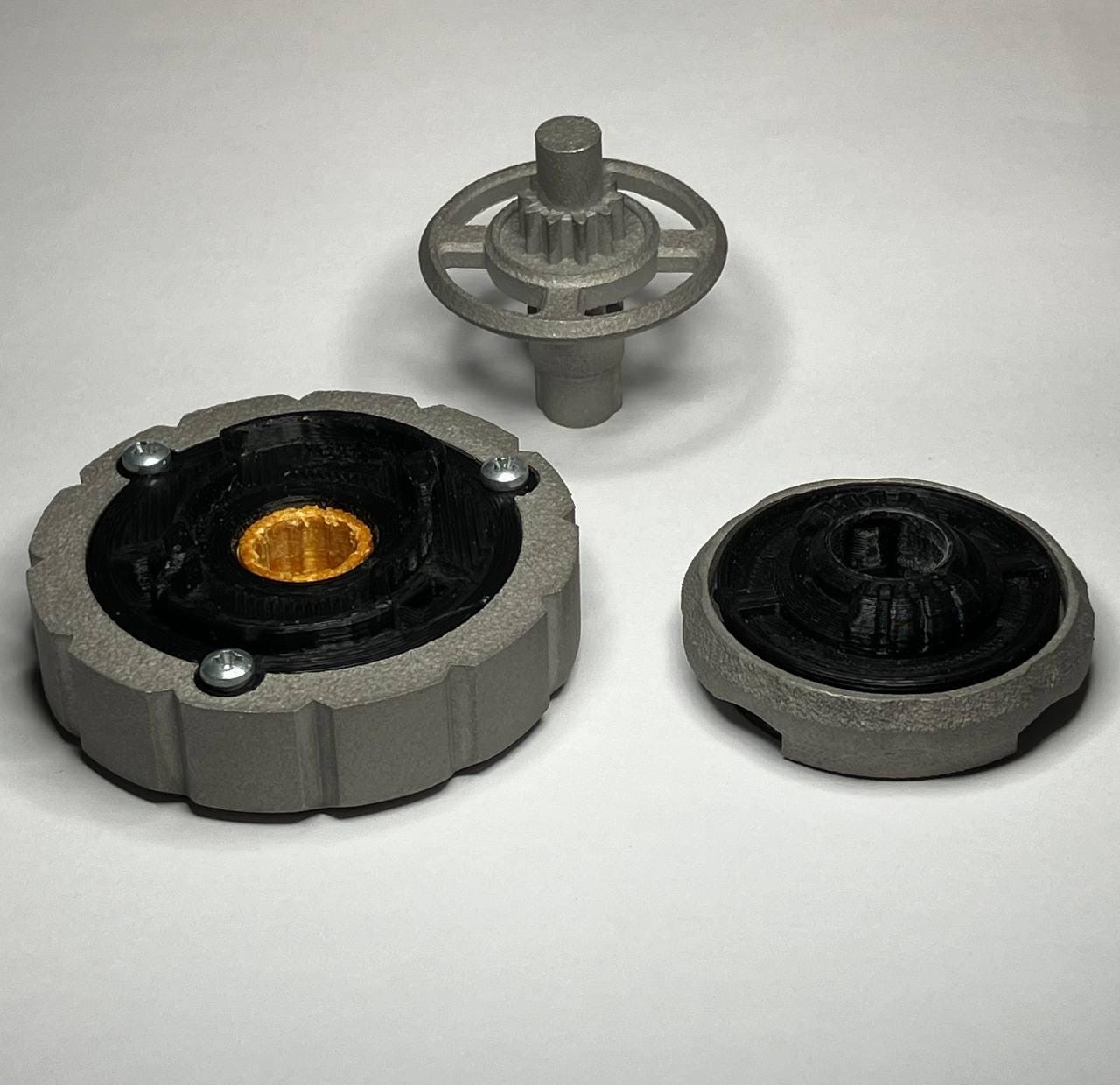 Beyblade X | Toro de acero (0-60DR) | Doble giro | Impresión 3D | Metal de acero inoxidable | Aluminio y zinc