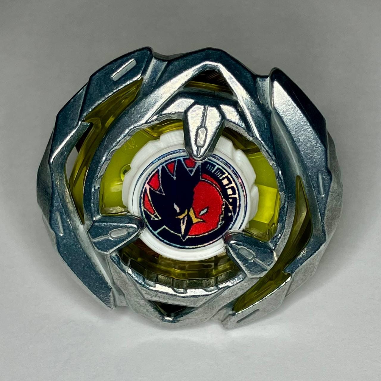 Beyblade X ORIGINAL | Strike Hawk (4-80LF) | Doble giro | Impresión 3D | PLA+ | Metal de acero inoxidable