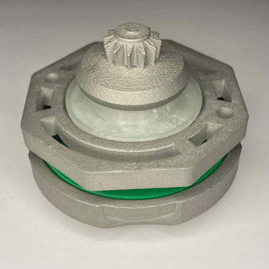 Beyblade X | Invasor Cósmico (8-Ancho-60E) | Doble Giro | Impresión 3D | Metal de Acero Inoxidable