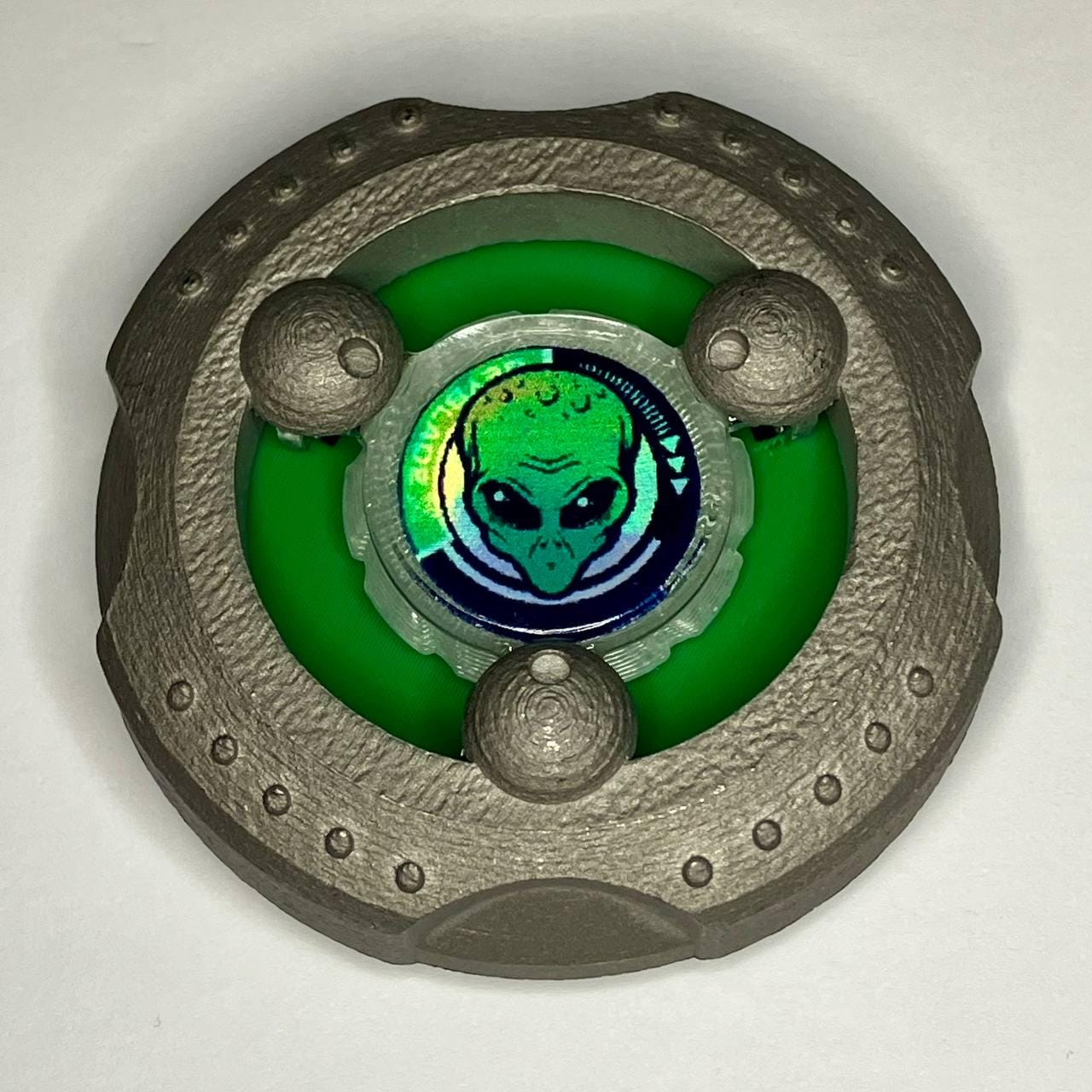 Beyblade X | Cosmic Invader (8-Wide-60E) | Double rotation | Impression 3D | Acier inoxydable