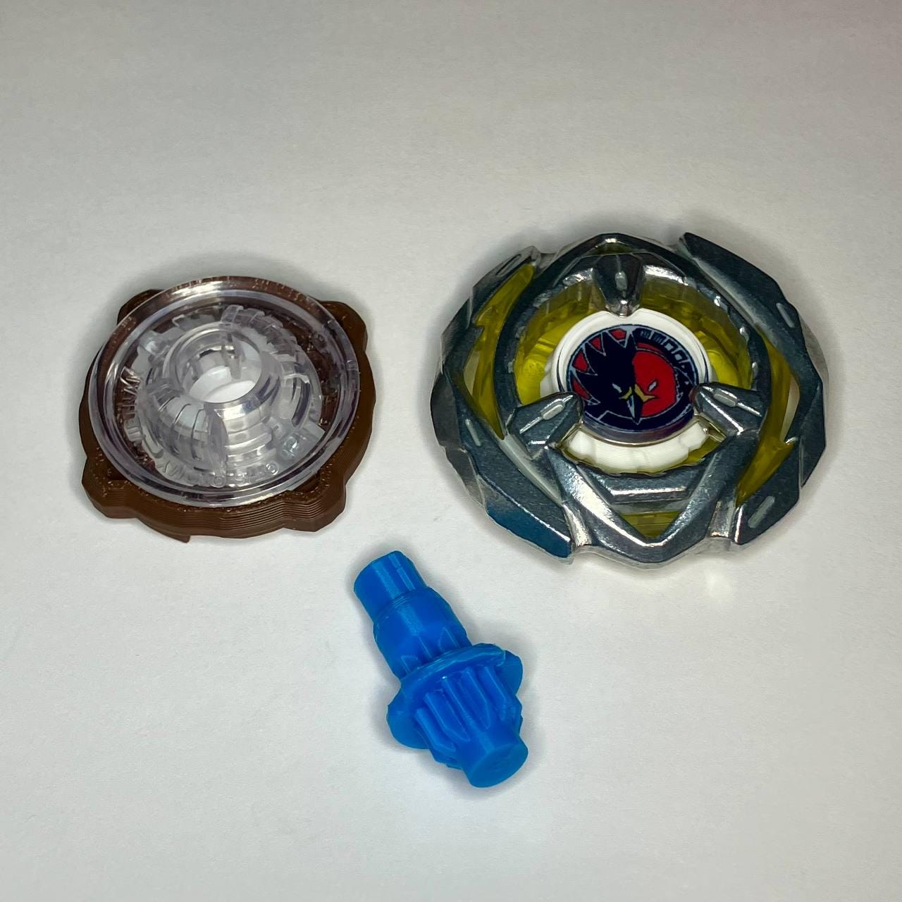Beyblade X ORIGINAL | Strike Hawk (4-80LF) | Doble giro | Impresión 3D | PLA+ | Metal de acero inoxidable