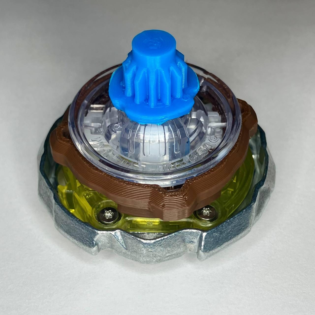 Beyblade X ORIGINAL | Strike Hawk (4-80LF) | Doble giro | Impresión 3D | PLA+ | Metal de acero inoxidable