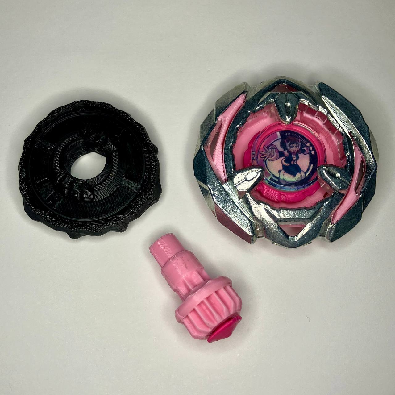 Beyblade X | Colección MHA | Doble giro | Impresión 3D | PLA+ | Metal de acero inoxidable