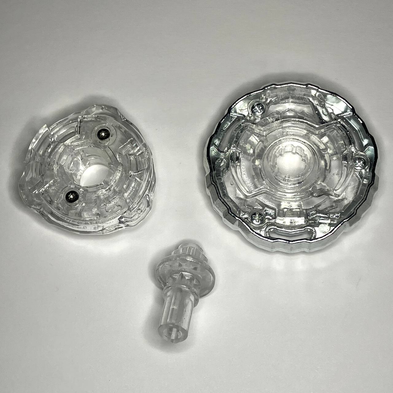 Beyblade X | Crystal Helm Knight (3-80N) | Doble giro | Resina transparente