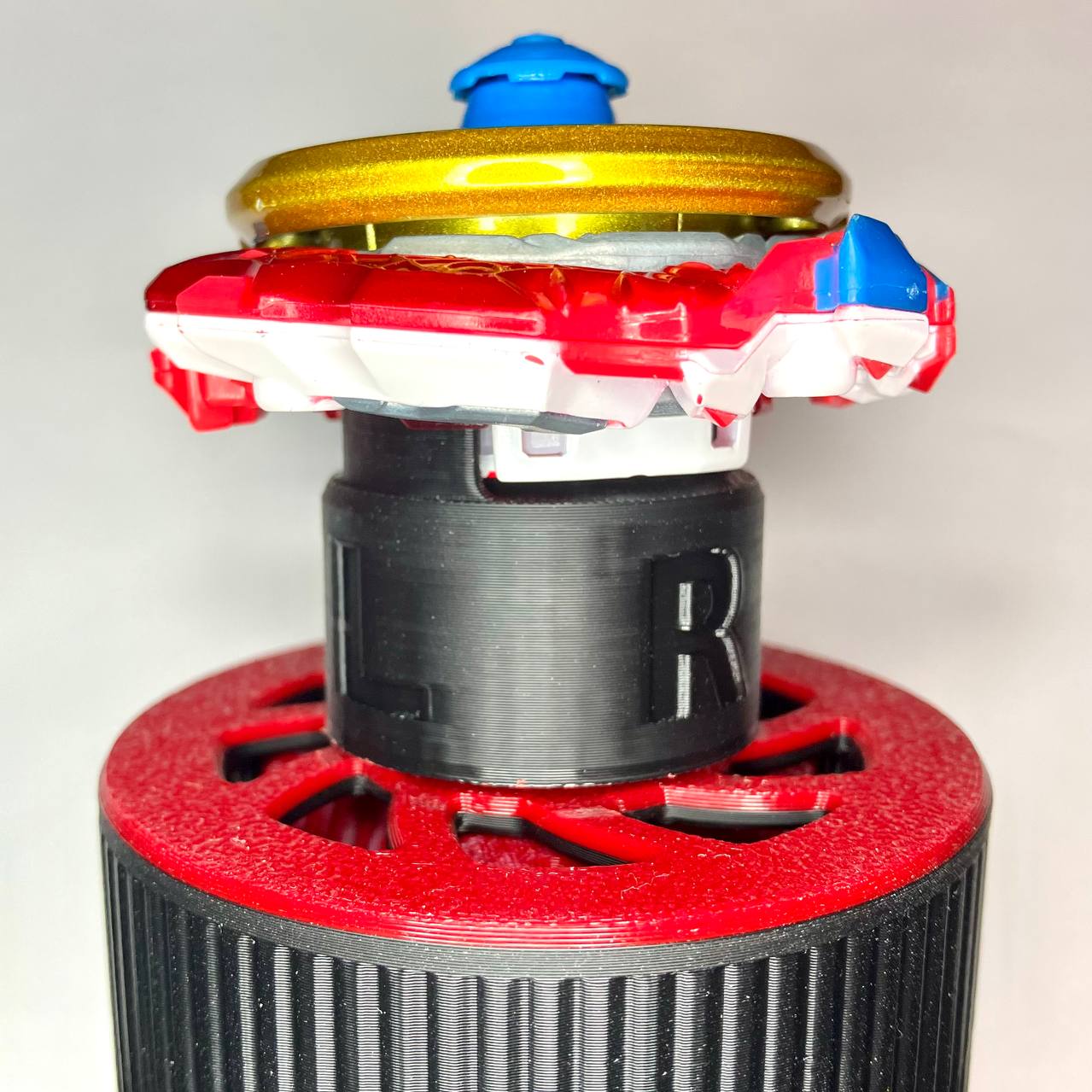 Beyblade X | Lanzador Turbo Twist | Set de expansión Prongs | Impresión 3D | PLA+