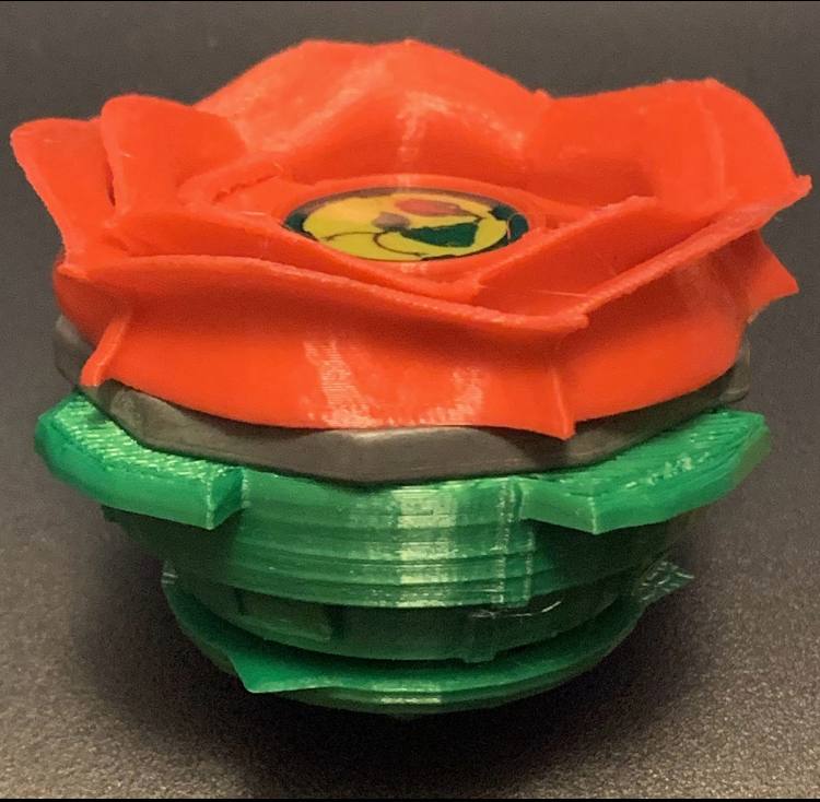 Beyblade Thorn Rose | 3D Print | PLA+ | Bakuten