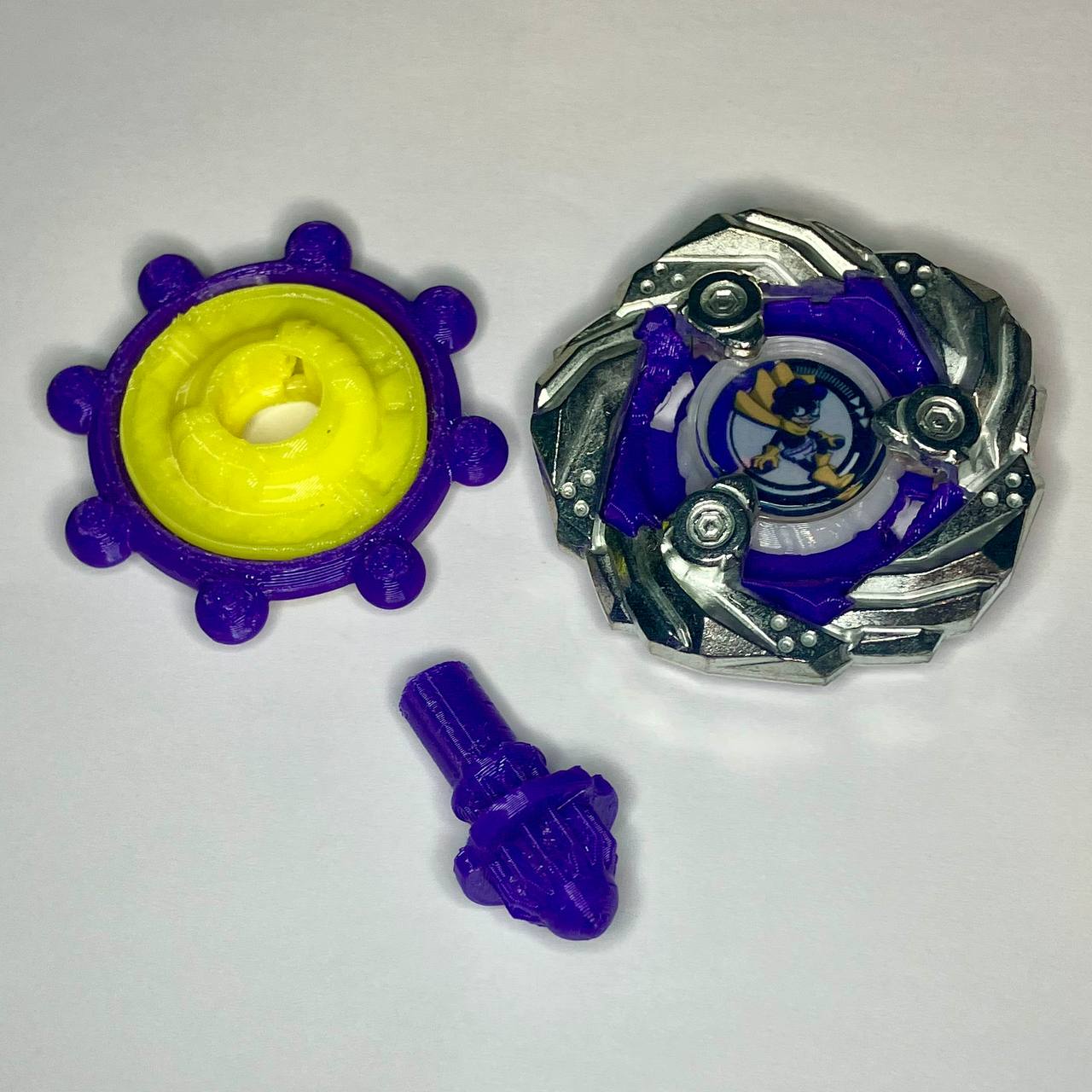 Beyblade X | Colección MHA | Doble giro | Impresión 3D | PLA+ | Metal de acero inoxidable