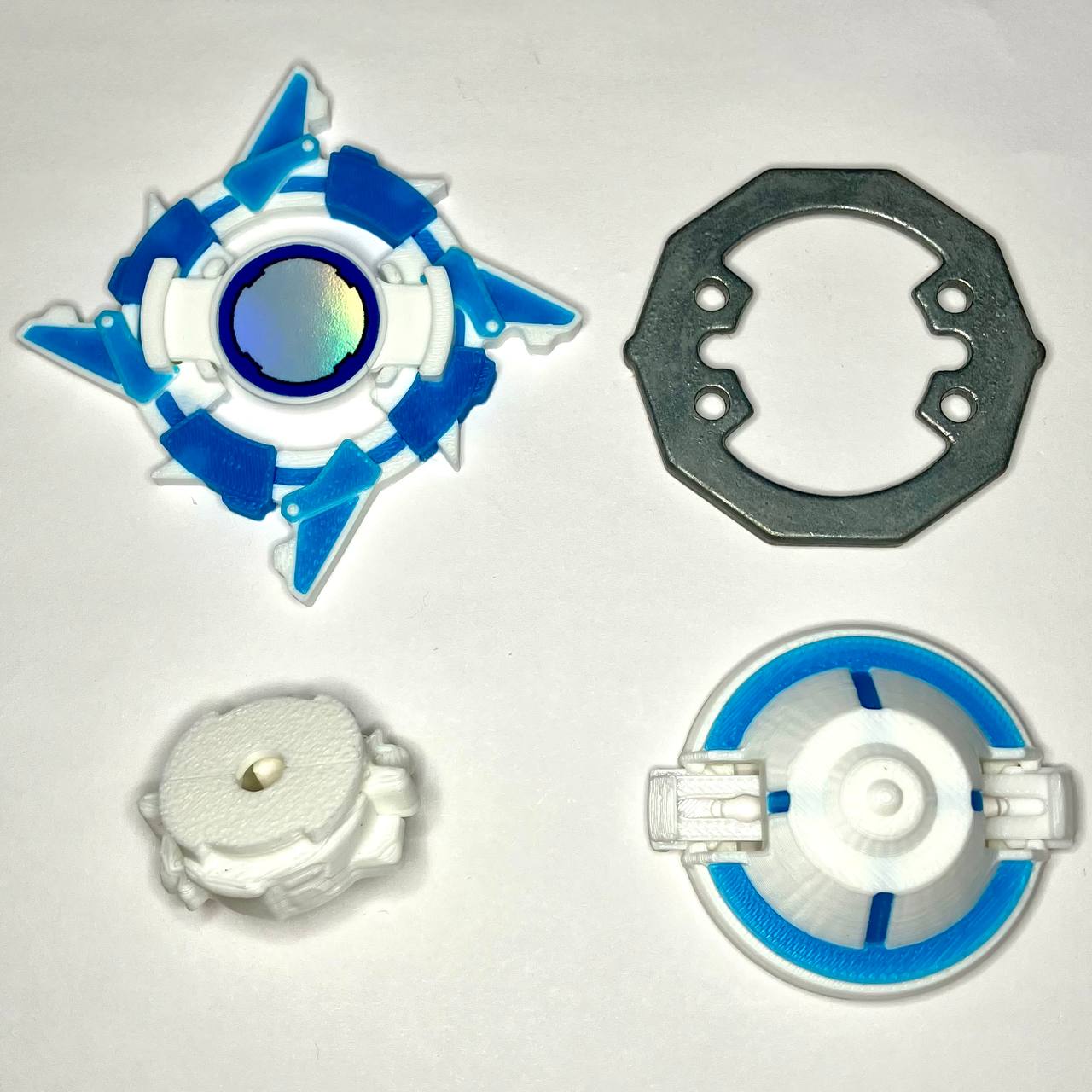 Beyblade Zeronix | Completo | Impresión 3D | PLA+ | Vforce