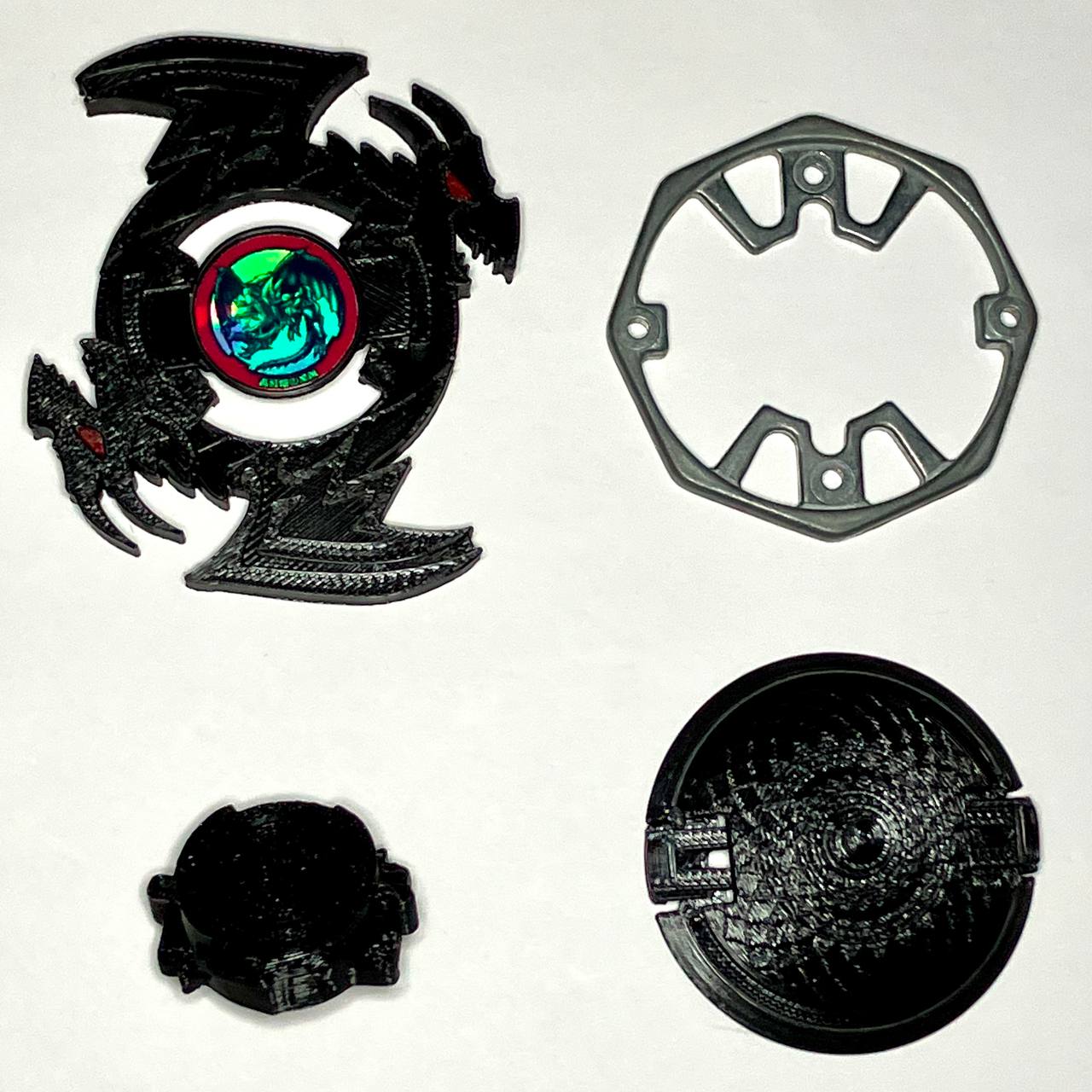 Beyblade Red-Eyes Black Dragon | 3D Print | PLA+ | Bakuten