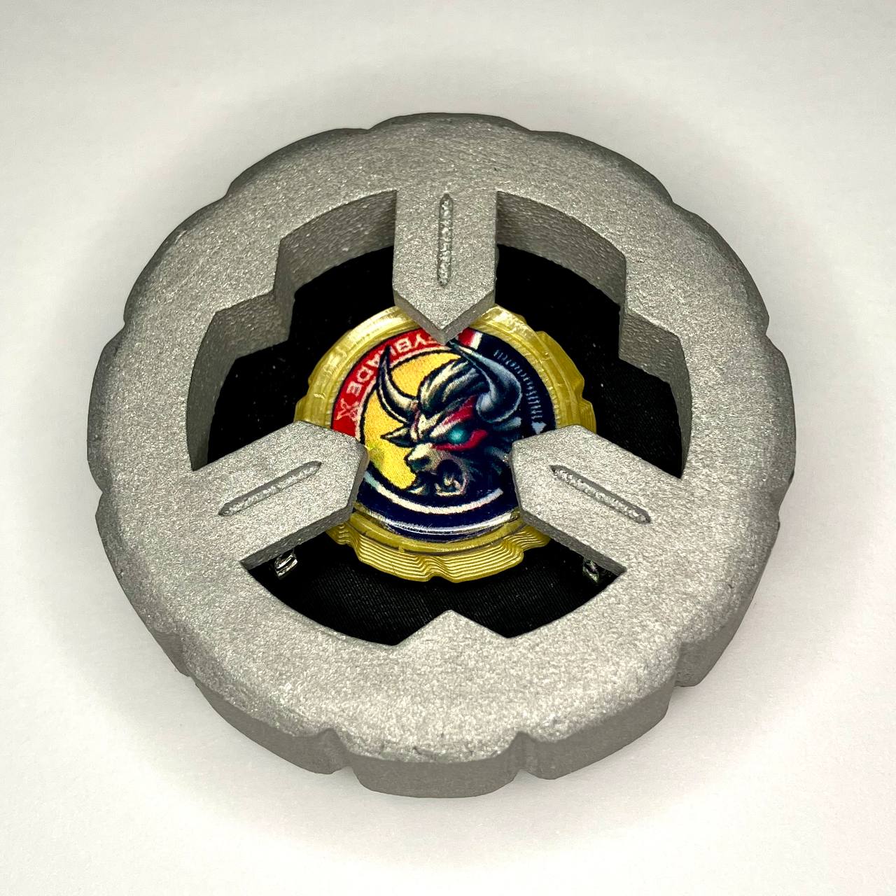 Beyblade X | Toro de acero (0-60DR) | Doble giro | Impresión 3D | Metal de acero inoxidable | Aluminio y zinc