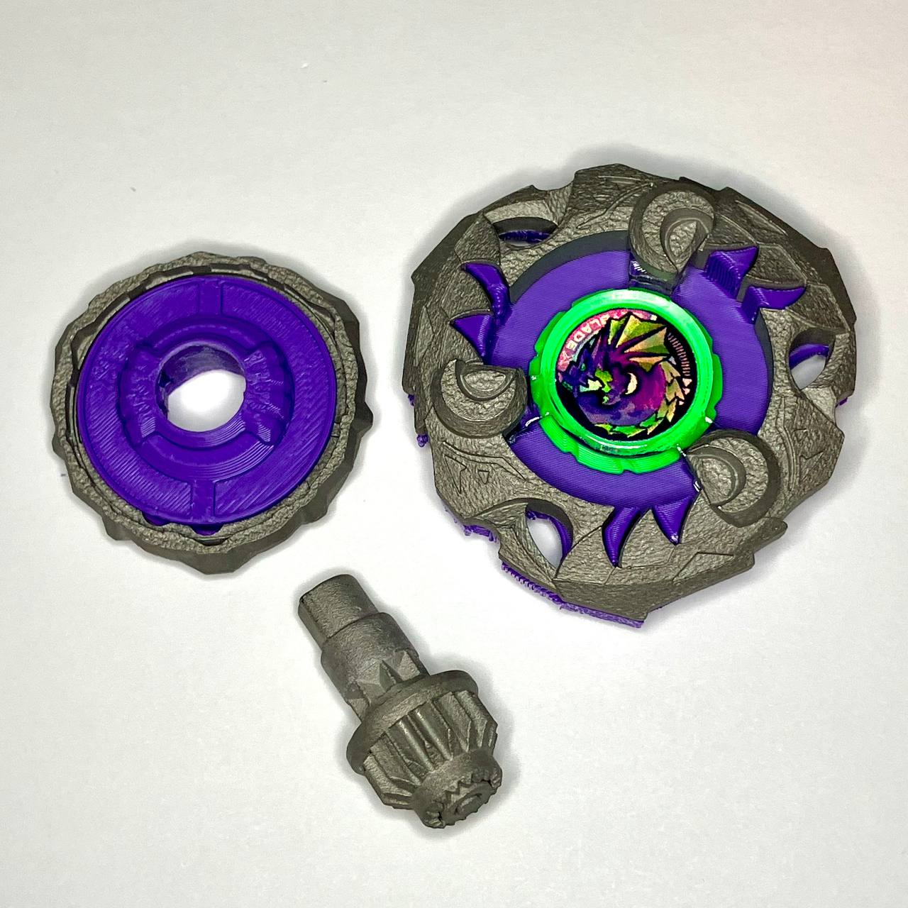 Beyblade X | Grave Wyvern (9-60 L) | Doble giro | Impresión 3D | Metal de acero inoxidable