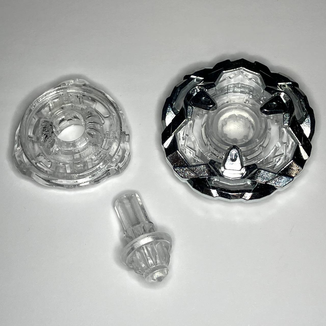 Beyblade X | Crystal Helm Knight (3-80N) | Doble giro | Resina transparente