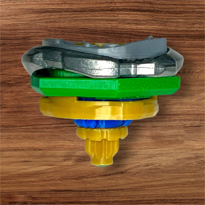 Beyblade CX | CUSTOM-RETOOLS | Dual-Spin | 3D Print | PLA+ | AUTHENTIC METAL