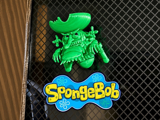 Spongebob Flying Dutchman - Ghost Through The Window - Magnetic Halloween Decoration