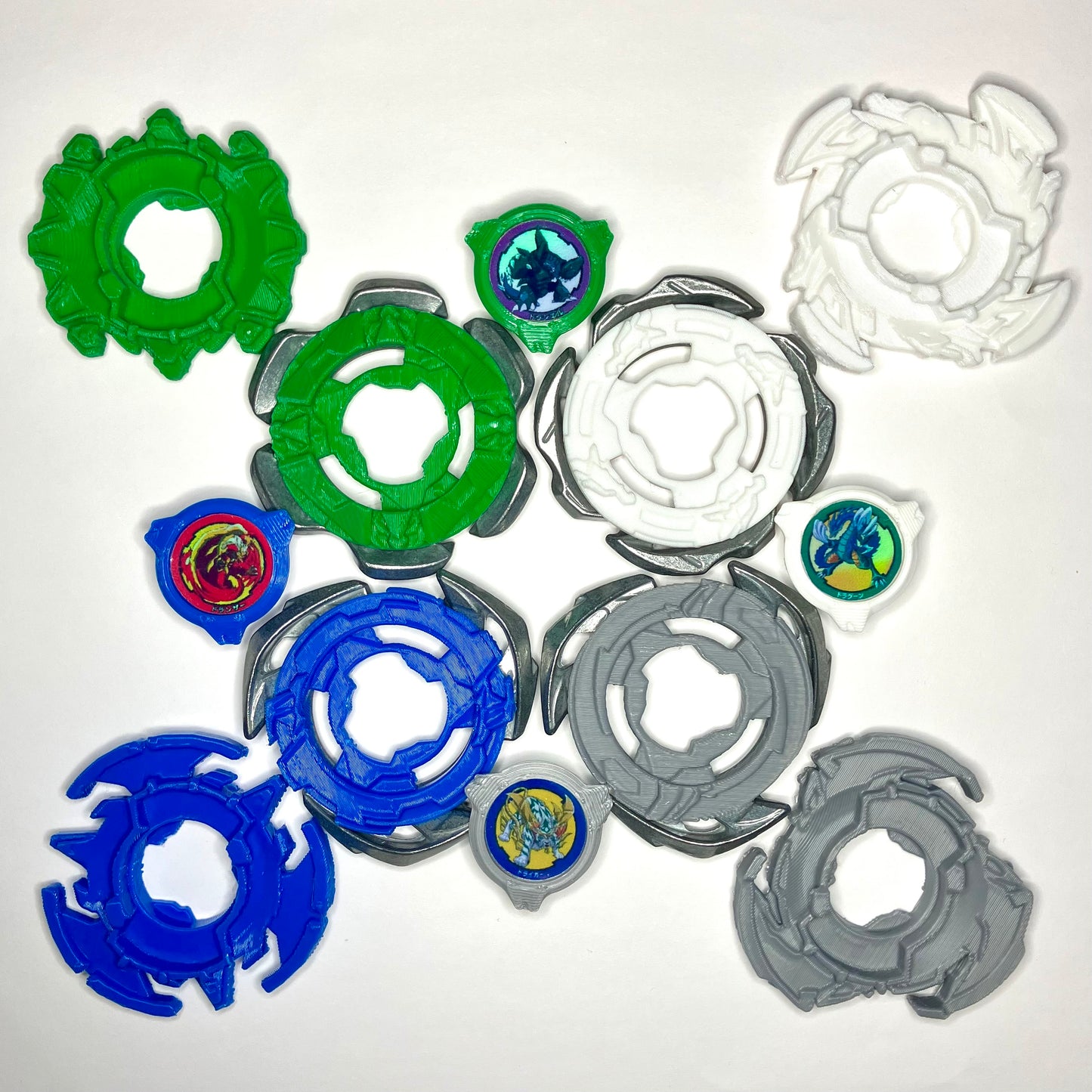 Beyblade CX | BAKUTEN-RETOOLS | Dual-Spin | 3D Print | PLA+ | AUTHENTIC METAL