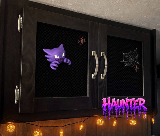 Pokemon Haunter - Ghost Through The Window - Magnetic Halloween Decoration