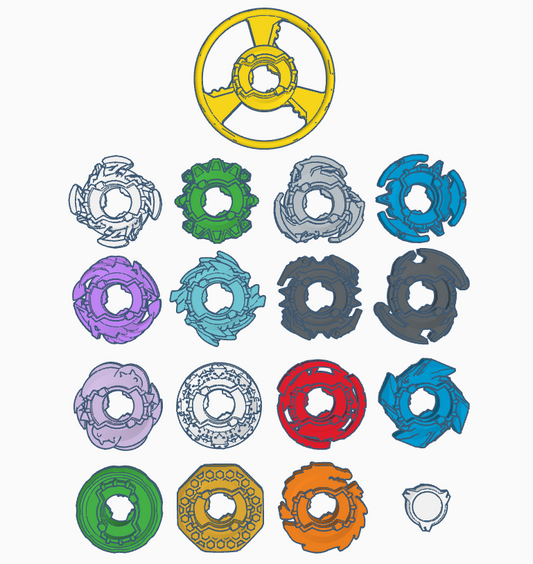 Beyblade CX | Pick Your Replacement Assist Blade! | 3D Print | PLA+