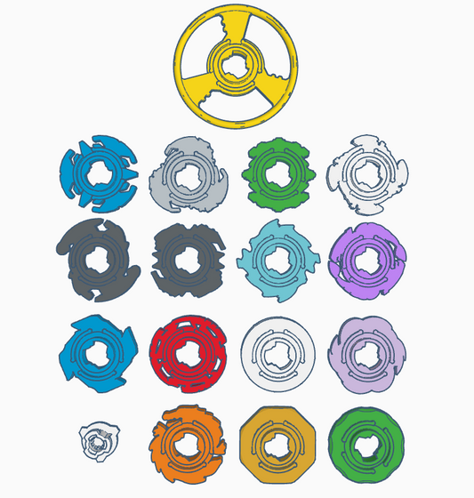 Beyblade CX | Pick Your Replacement Assist Blade! | 3D Print | PLA+