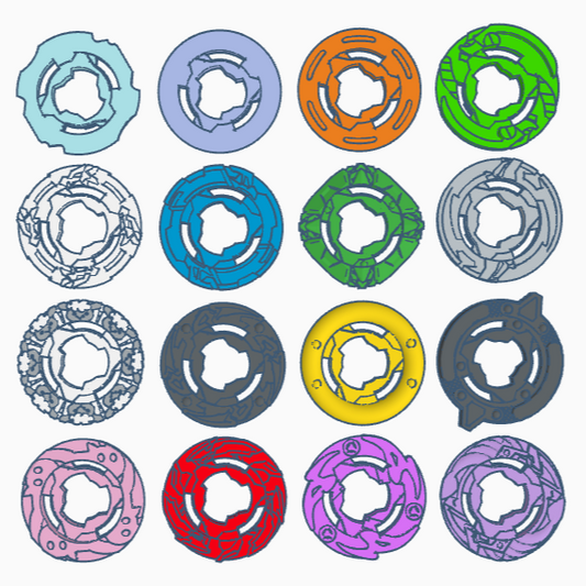 Beyblade CX | Pick Your Main Blade Insert! | 3D Print | PLA+