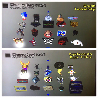 Collection de sauvegardes débloquées XBOX + PS1 + PS2 + PS3 - PACK DE PLUS DE 1 000 SAUVEGARDES - 100 % complet