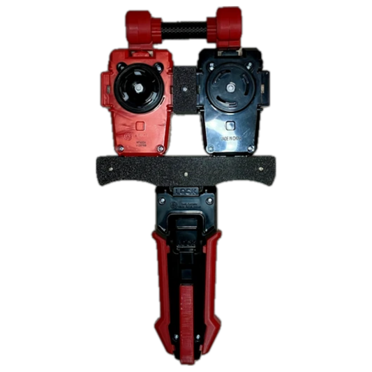 Beyblade X | Conector de doble empuñadura | Compatible con lanzador de cuerdas | Impresión 3D | PLA+