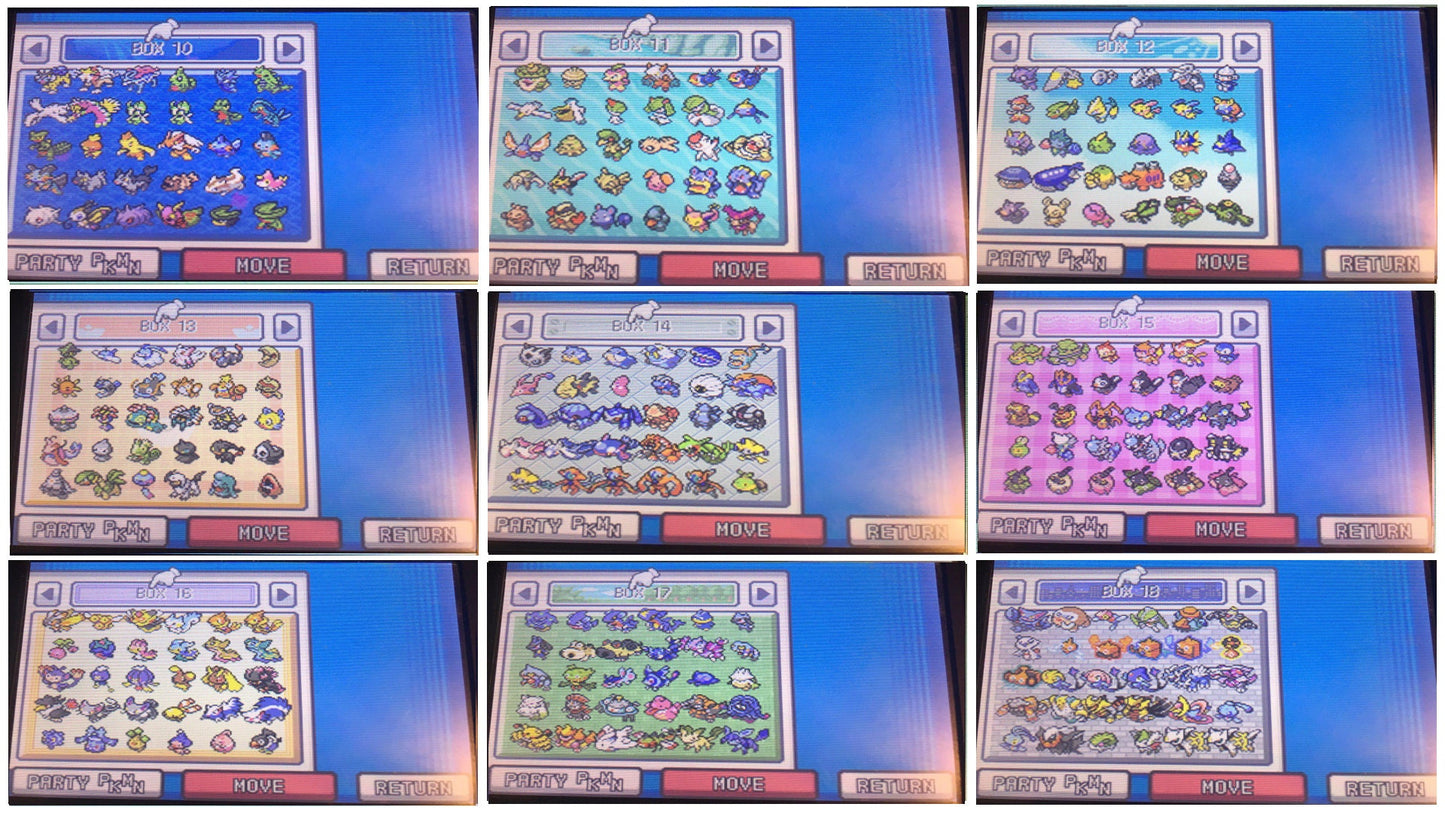 Unlocked Pokemon Heart Gold | Complete Shiny Pokedex + Max Items | DS