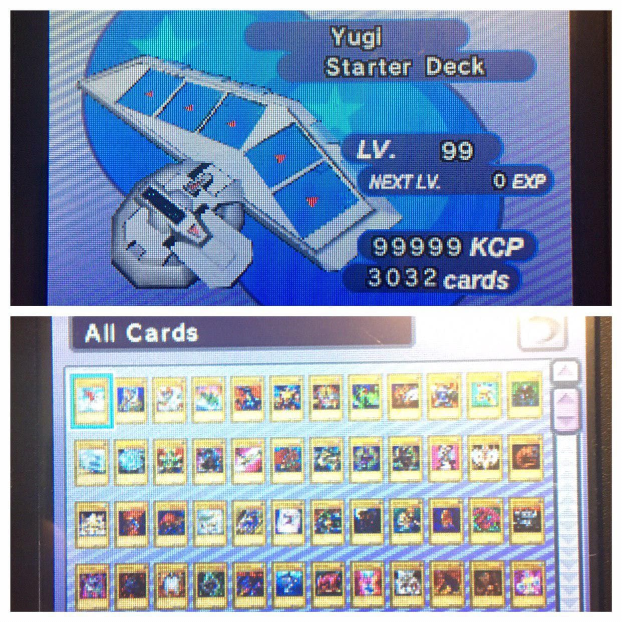 Yu-Gi-Oh! DS Unlocked Save Collection - 8+ Saves - All Cards Collected! - NDS