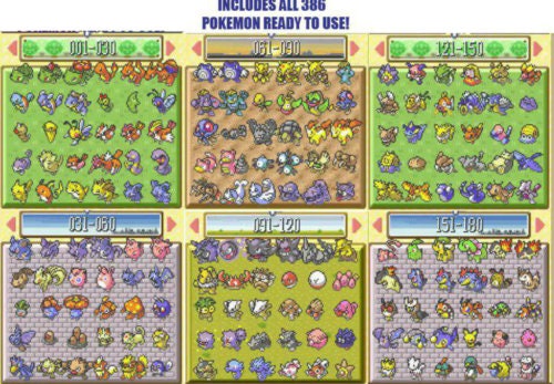 Unlocked Pokemon Leaf Green | Complete Shiny Pokedex + Max Items | GBA