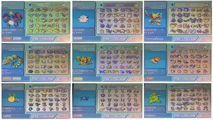 Pokemon DS Unlocked Save Collection - 9 Saves - Complete Shiny Pokedex - NDS