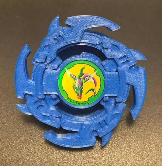 Beyblade Sharkrash | Complete | 3D Print | PLA+ | Vforce