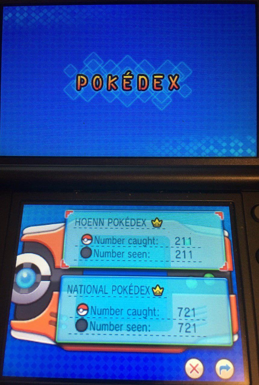 Unlocked Pokemon Alpha Sapphire | Complete Shiny Pokedex + Max Items | 3DS