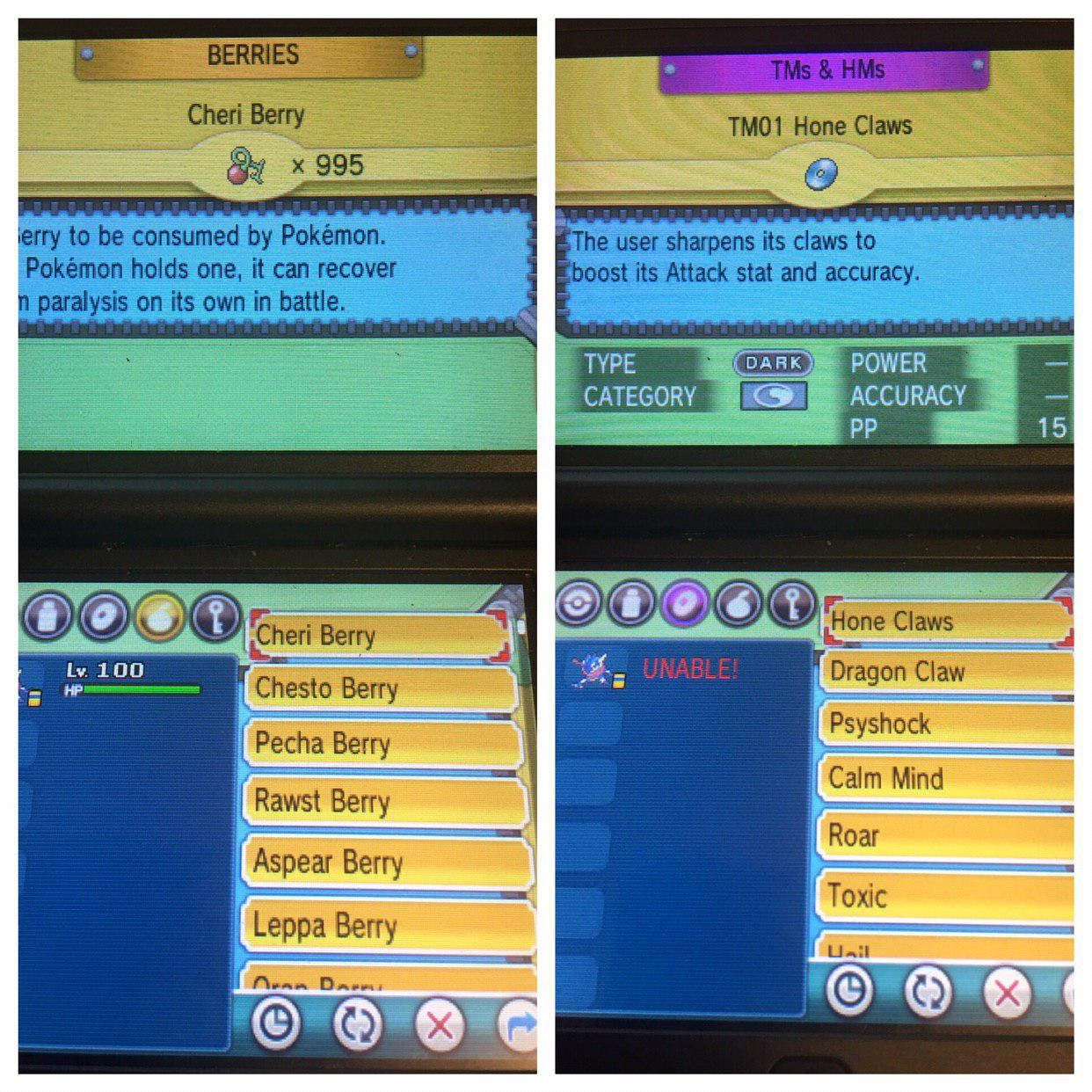 Unlocked Pokemon Y | Complete Shiny Pokedex + Max Items | 3DS