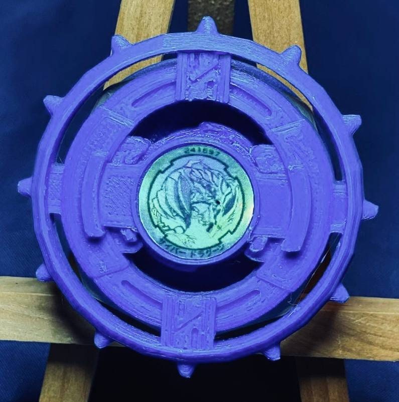 Beyblade Cyber Dragoon Prototype | 3D Print | PLA+ | Bakuten