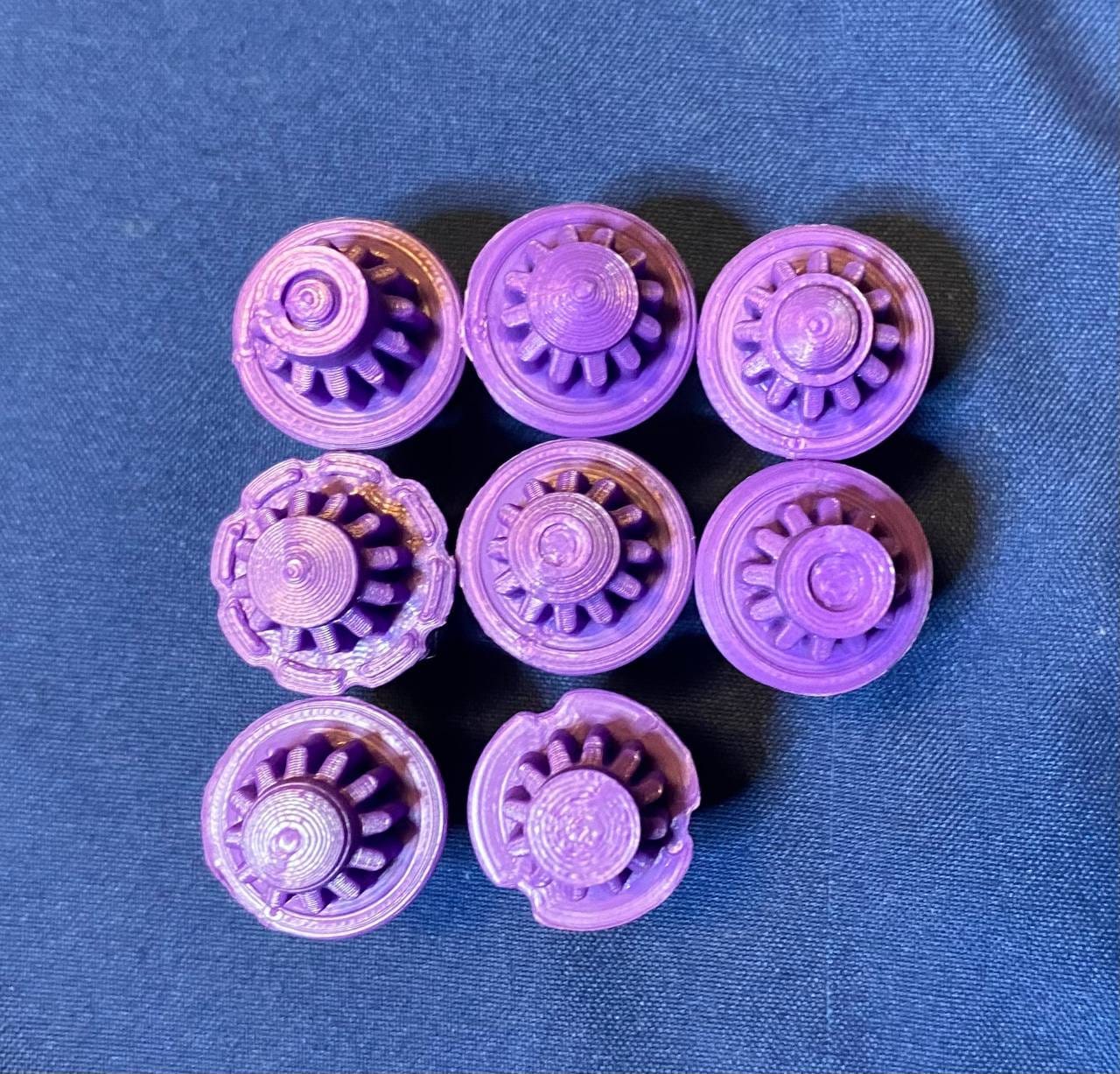 Beyblade X | Replacement Bit Lot | x8 Bits | 3D Print | PLA+