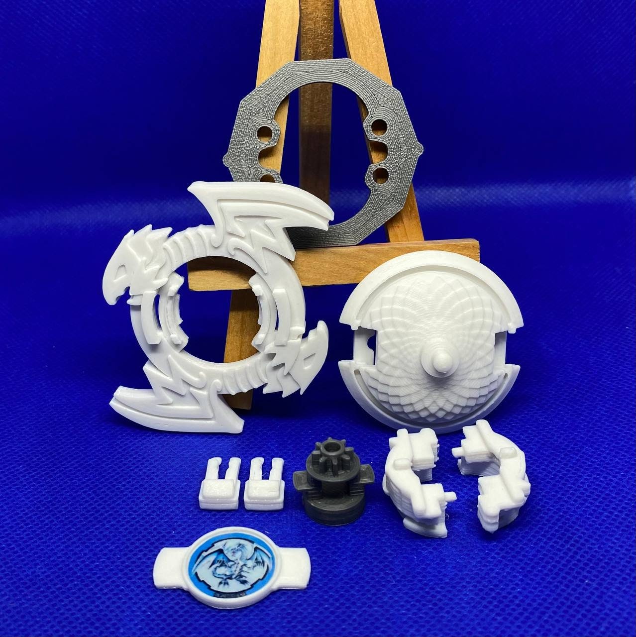 Beyblade Blue-Eyes White Dragon | 3D Print | PLA+ | Bakuten