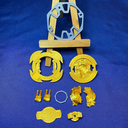 Beyblade Zephyr XJ | Impresión 3D | PLA+ | Bakuten