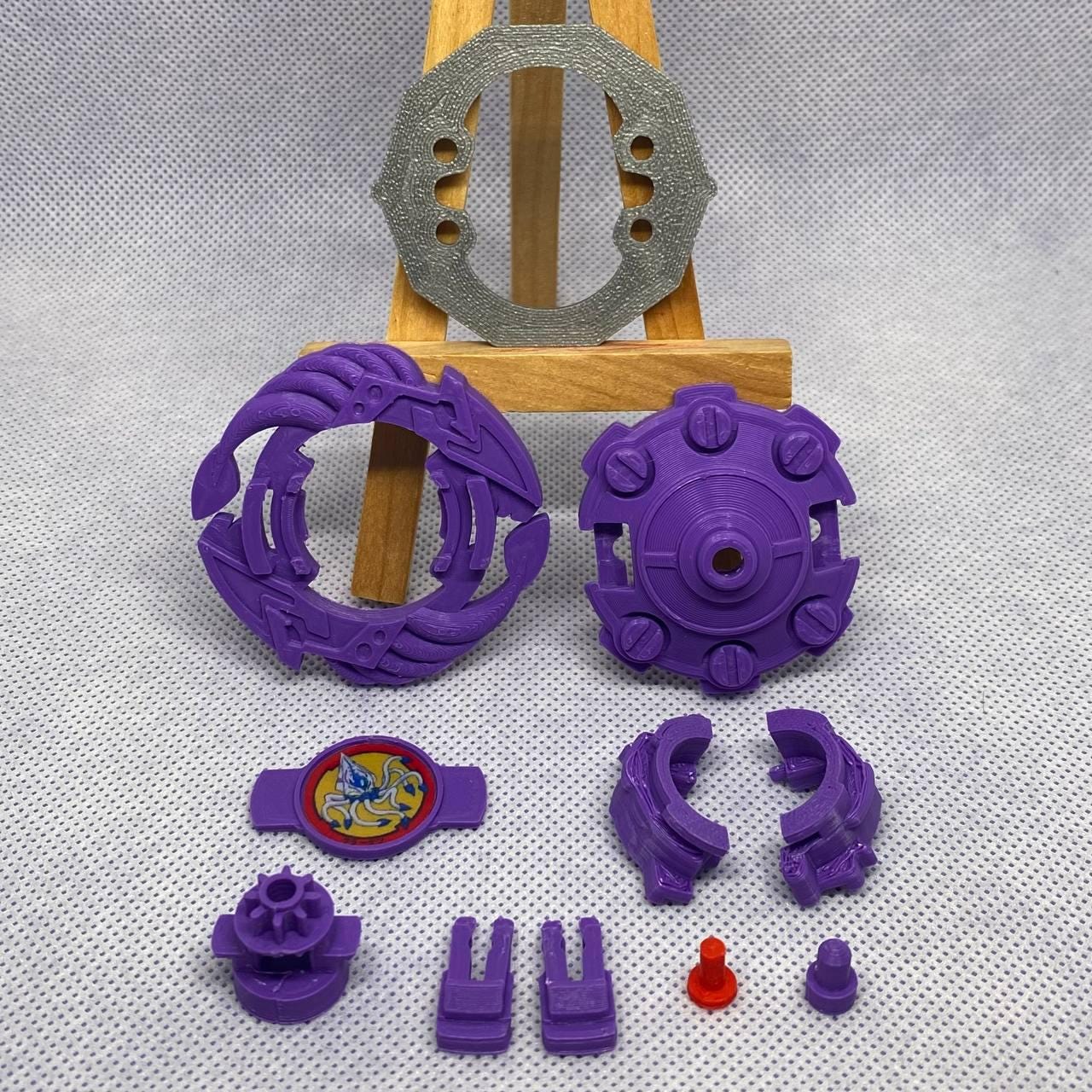 Beyblade Klarken | Complete | 3D Print | PLA+ | Vforce