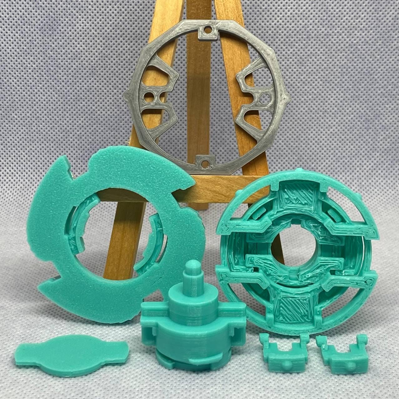 Beyblade Falborg-2 (Stickered) | 3D Print | PLA+ | Bakuten